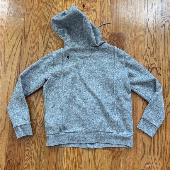 FIGS Essential Fleece Hoodie Gray Full Zip Medical Jacket Nurse Women’s Small - Picture 5 of 7